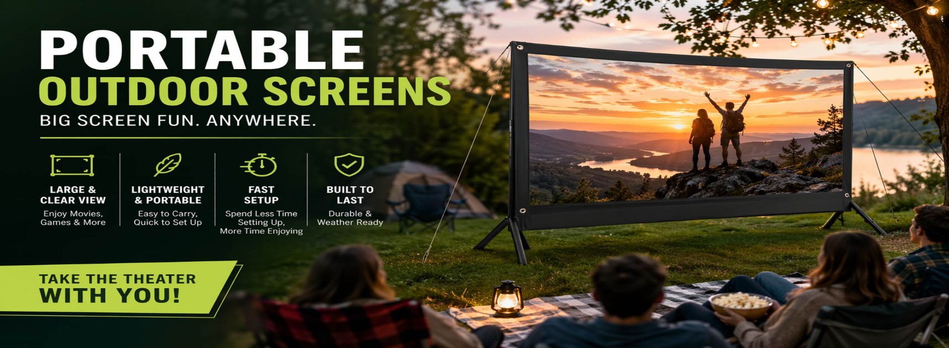 Why Portable Outdoor Screens Are Changing Backyard Movie Nights