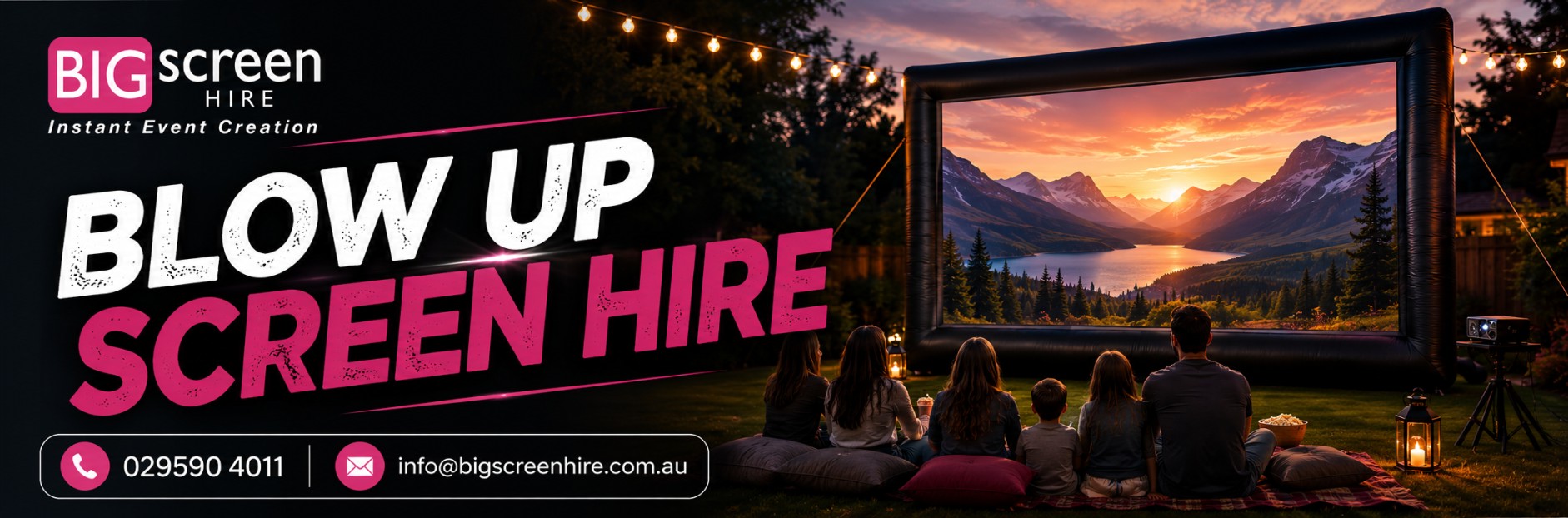 Blow Up Screen Hire