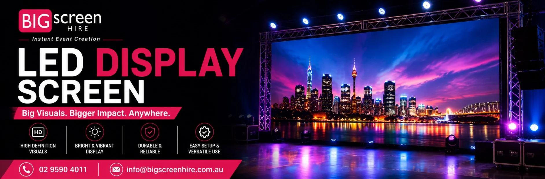 Why Led Display Screen Hire is Becoming Essential for Modern Events