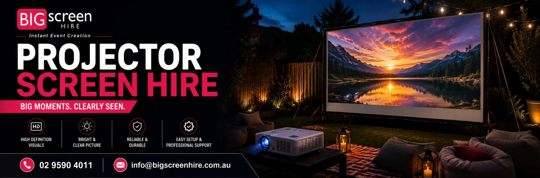 Projector Screen Hire: The Complete Guide to Choosing the Perfect Screen for Any Event